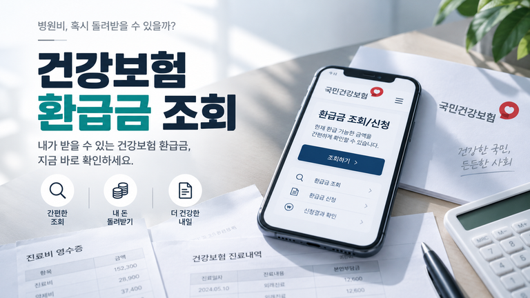 건강보험 환급금 조회 국민건강보험공단 환급금 조회 신청 방법
